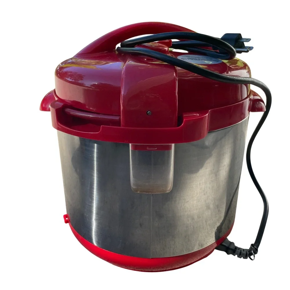 Elite Maxi Matic Platinum EPC 808R Red 120V 1200W Electric‎ Pressure Cooker 8QT